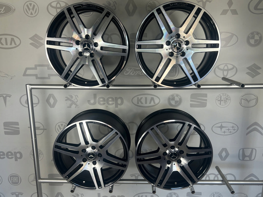 4x Alufelge 18 Zoll 8.0" 5x112 45ET Glanz Schwarz A2074011302 Mercedes-Benz A207 FEL5661172120tz