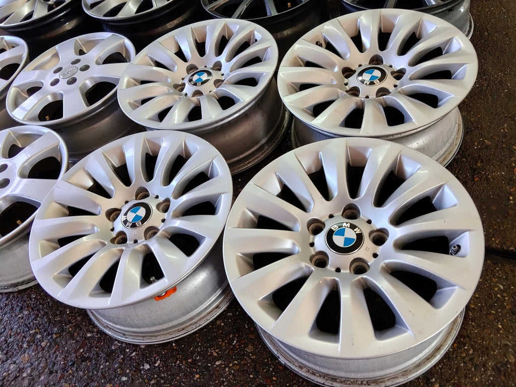 4x Alufelge 16 Zoll 7.0" 5x120 31ET Matt Silber 6783628 BMW Rim Wheel FEL4621446023ub