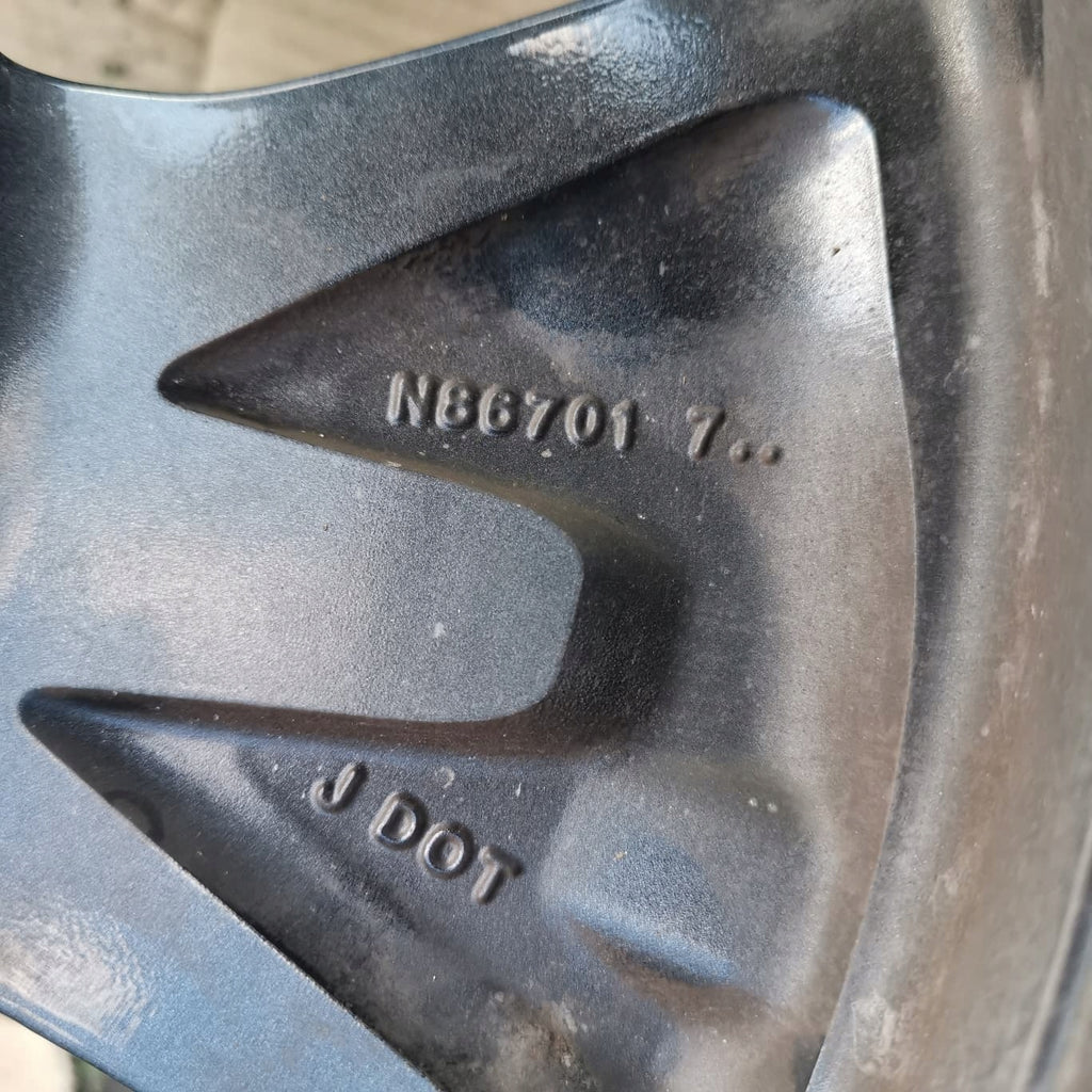 1x Alufelge 17 Zoll 6.5" 5x114.3 45ET Glanz Graphit Nissan X-Trail I Pulsar FEL9358677219oo