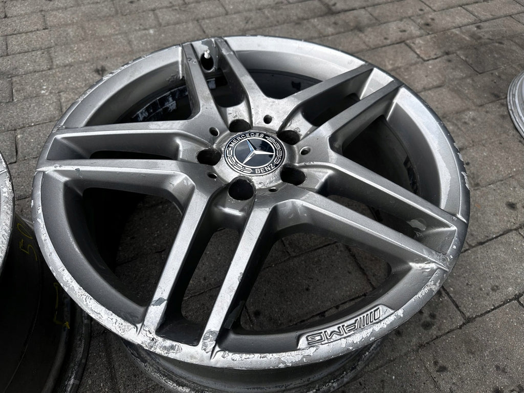 1x Alufelge 18 Zoll 9.0" 5x112 54ET Glanz Graphit A2124010400 Mercedes-Benz W212