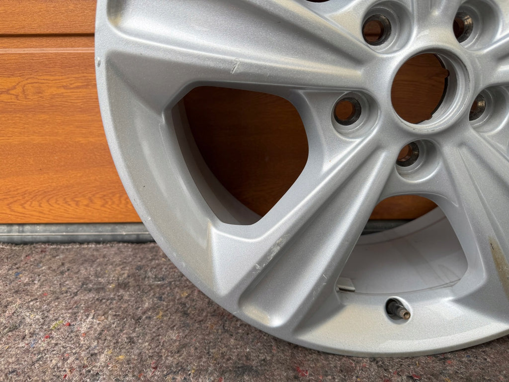 1x Alufelge 17 Zoll 7.5" 5x108 52 5ET Glanz Silber CJ5C-1007-B2B Ford Kuga