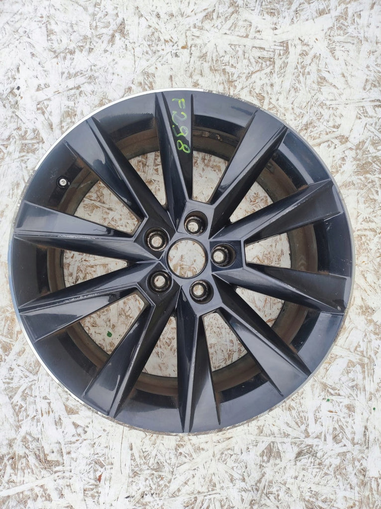 1x Alufelge 17 Zoll 7.0" 5x100 46ET Glanz Schwarz 5JJ601025 Skoda Fabia Rapid