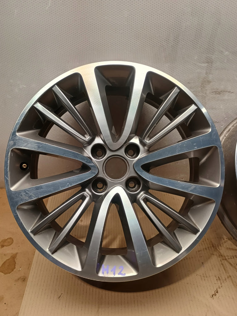 1x Alufelge 17 Zoll 6.5" 4x108 20ET Glanz Grau 672044871 Mg Crossland Rim Wheel FEL6958084279uf