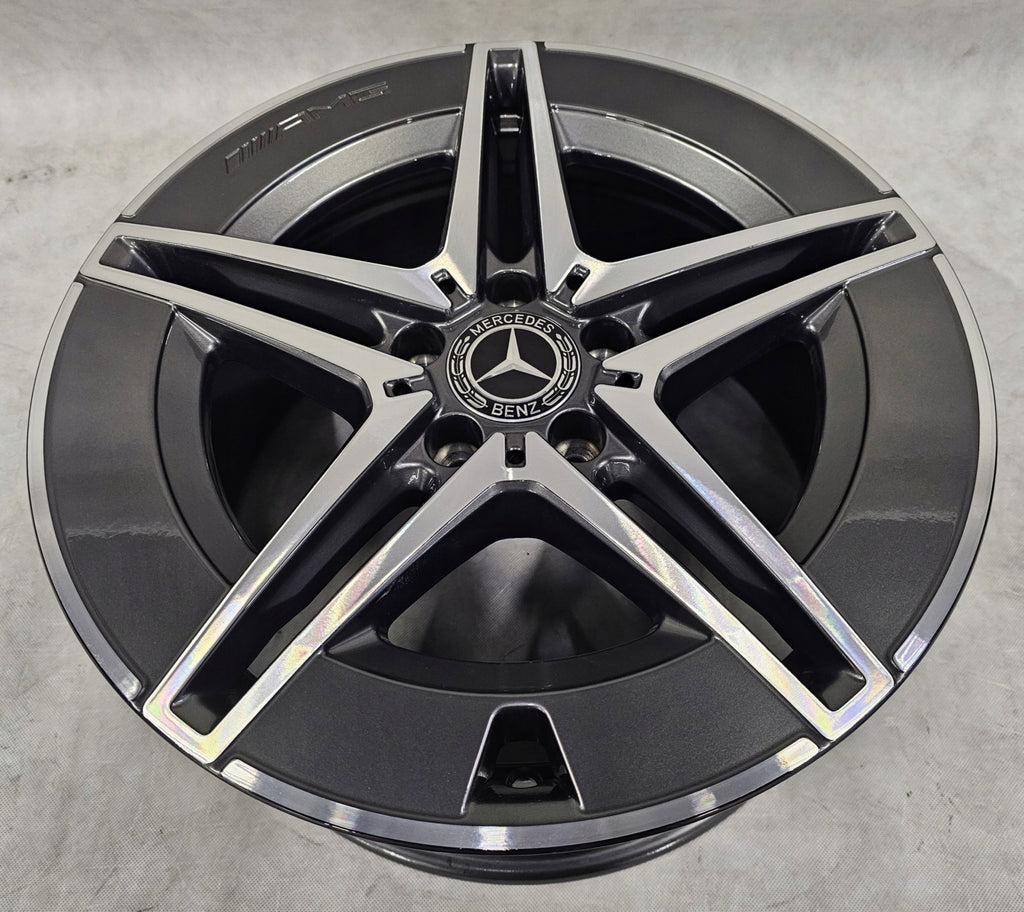 1x Alufelge 18 Zoll 8.5" 5x112 52ET Glanz Grau A2064011800 Mercedes-Benz S206 FEL9909028511fh