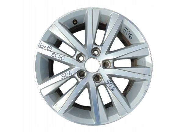 1x Alufelge 15 Zoll 6R0601025BE VW Polo 6r Rim Wheel FEL7490466286cq