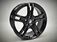 Laden Sie das Bild in den Galerie-Viewer, 4x Alufelge 18 Zoll 8.0" 5x112 57ET Glanz Schwarz 8092352 BMW F44 1 F40 FEL4537053050ge