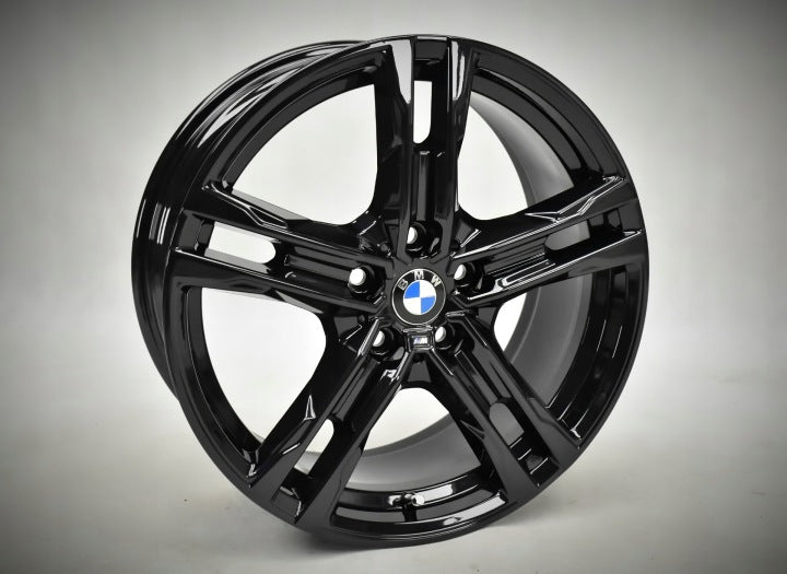 4x Alufelge 18 Zoll 8.0" 5x112 57ET Glanz Schwarz 8092352 BMW F44 1 F40 FEL4537053050ge