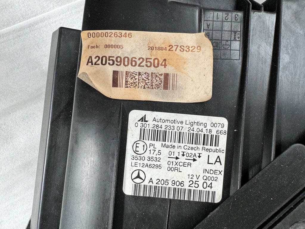 Frontscheinwerfer Mercedes-Benz W205 A2059062504 Full LED Links Headlight SCH4365540077uw