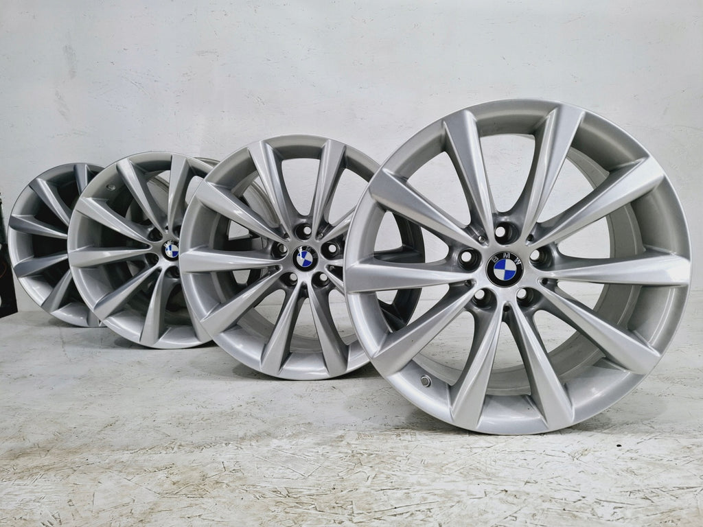 4x Alufelge 18 Zoll 8.0" 5x112 35ET Glanz Silber 6867338 BMW Rim Wheel FEL1963199090up