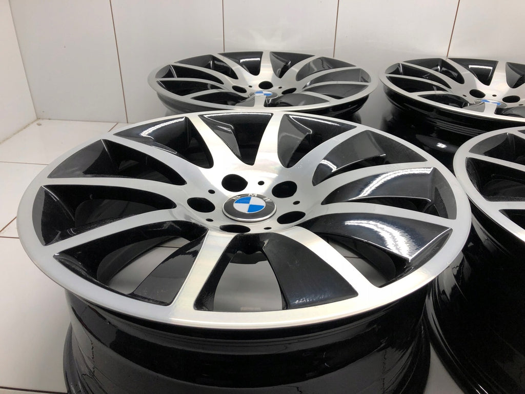4x Alufelge 18 Zoll 8.0" 5x120 30ET Glanz Silber 6790173 BMW F11 F10 Rim Wheel