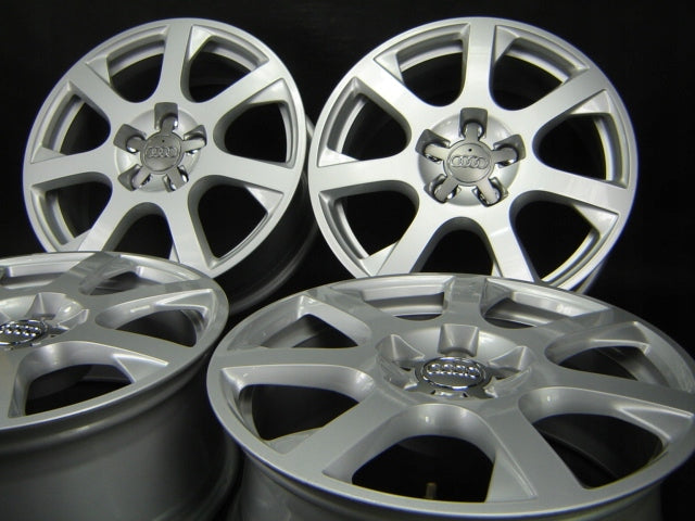 4x Alufelge 17 Zoll 7.0" 5x112 37ET Glanz Silber 8R0601025E Audi A5 Q5 Rim Wheel FEL5485183530pf