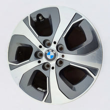 Load image into Gallery viewer, 1x Alufelge 16 Zoll 7.0&quot; 5x112 52ET Glanz Schwarz 6855081 BMW F45 F46 Rim Wheel