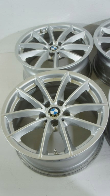 4x Alufelge 17 Zoll 7.5" 5x112 27ET Glanz Silber 6868217 BMW Rim Wheel FEL3694575018cz