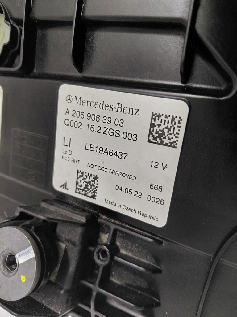 Frontscheinwerfer Mercedes-Benz W206 A2069063903 Full LED Links Headlight SCH9490144801sa