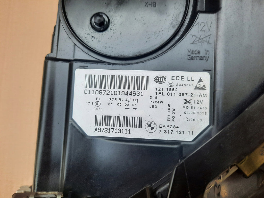 Frontscheinwerfer BMW 5 F11 F10 1EL011087-21 Xenon Links Scheinwerfer Headlight SCH8677073282pf