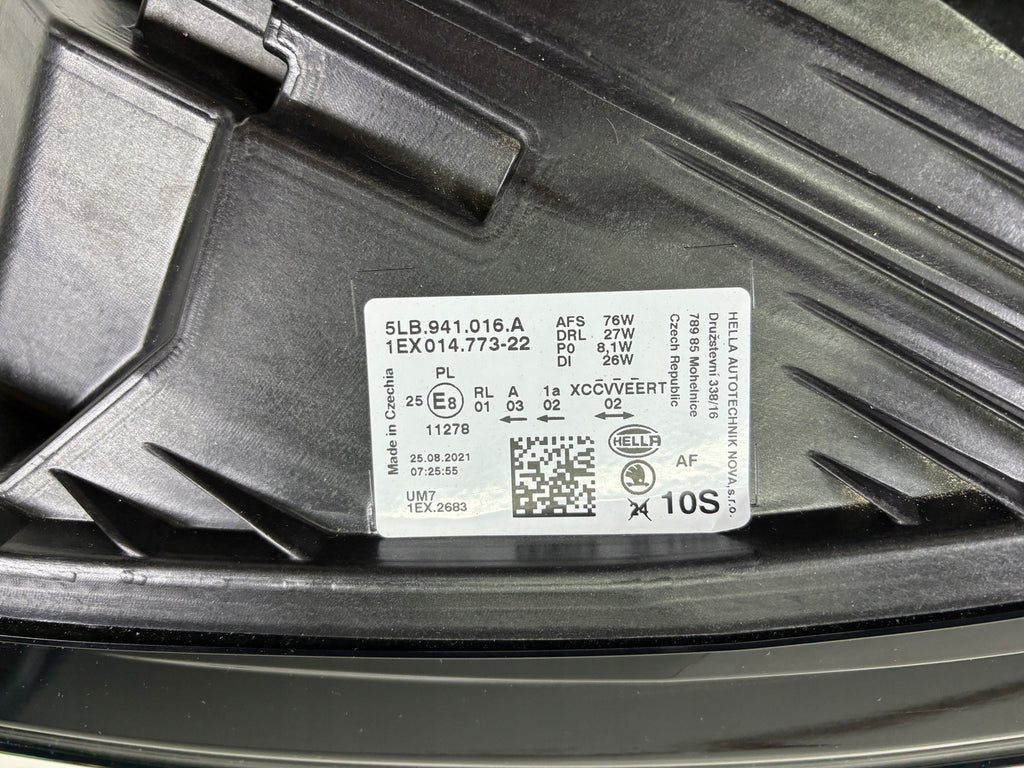 Frontscheinwerfer Skoda Enyaq 5LB941016A LED Rechts Scheinwerfer Headlight