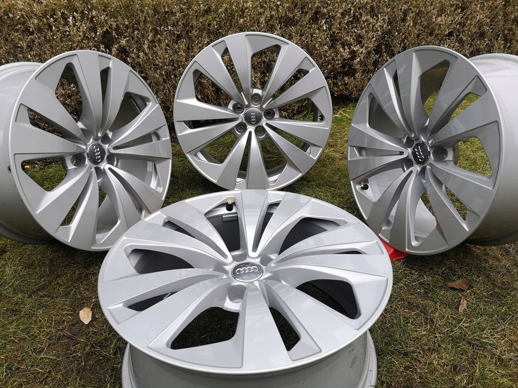 4x Alufelge 19 Zoll 8.5" 5x112 20ET Glanz Silber 4M8601025 Audi Q8 Rim Wheel FEL7070167507rm