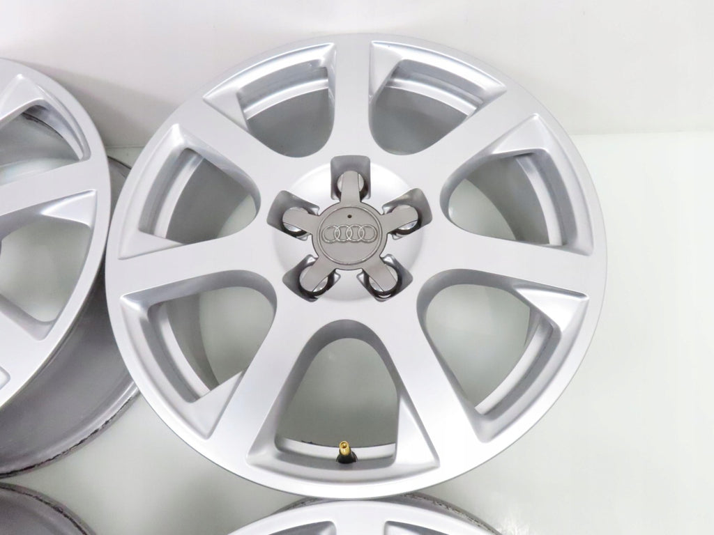 4x Alufelge 17 Zoll 7.0" 5x112 37ET Glanz Silber 8R0601025E Audi Q5 Q3 Rim Wheel FEL1875236057ej
