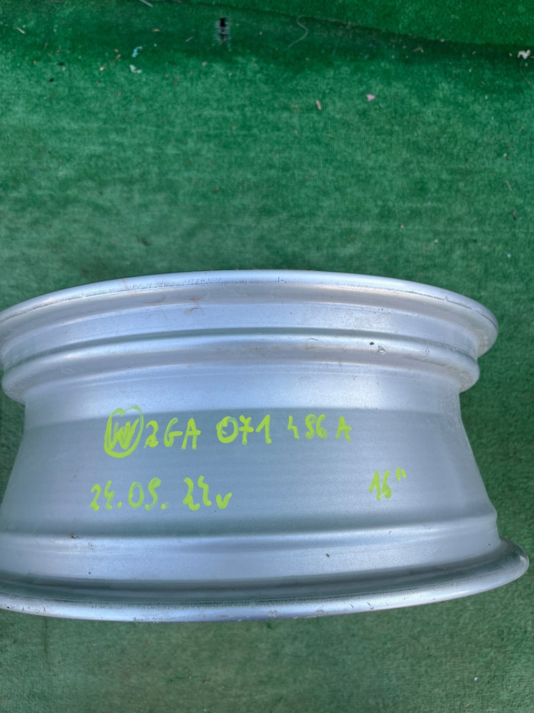 1x Alufelge 16 Zoll 6.0" 5x112 43ET Glanz Silber 2GA071496A VW T-Roc I Rim Wheel FEL8897686499nf