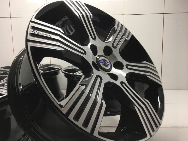 4x Alufelge 18 Zoll 7.5" 5x108 50 5ET Glanz Schwarz 31471552 Volvo V70 I Xc60 FEL4326714106tn
