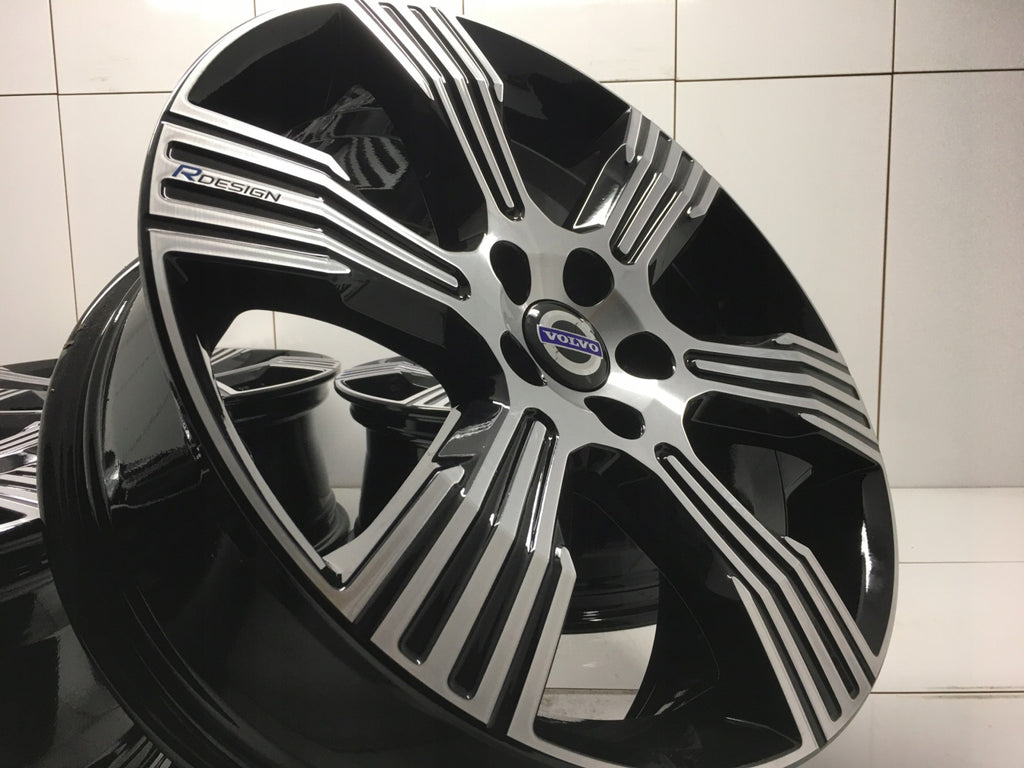 4x Alufelge 18 Zoll 7.5" 5x108 50 5ET Glanz Schwarz 31471552 Volvo V70 I Xc60 FEL4326714106tn
