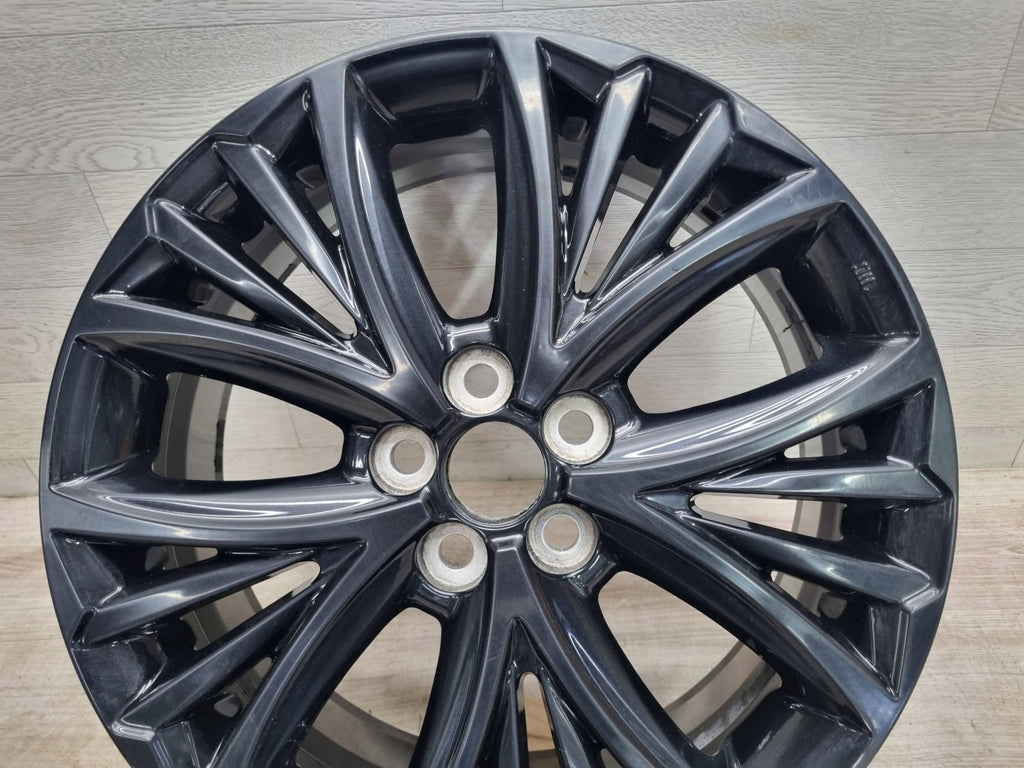 1x Alufelge 17 Zoll 6.5" 5x100 50ET Glanz Schwarz PW4570D005 Toyota Yaris FEL6582191414kd