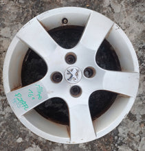 Load image into Gallery viewer, 1x Alufelge 16 Zoll 6.0" 4x108 27ET Matt Silber 9686100080 Peugeot 207 Rim Wheel FEL6469441156oj