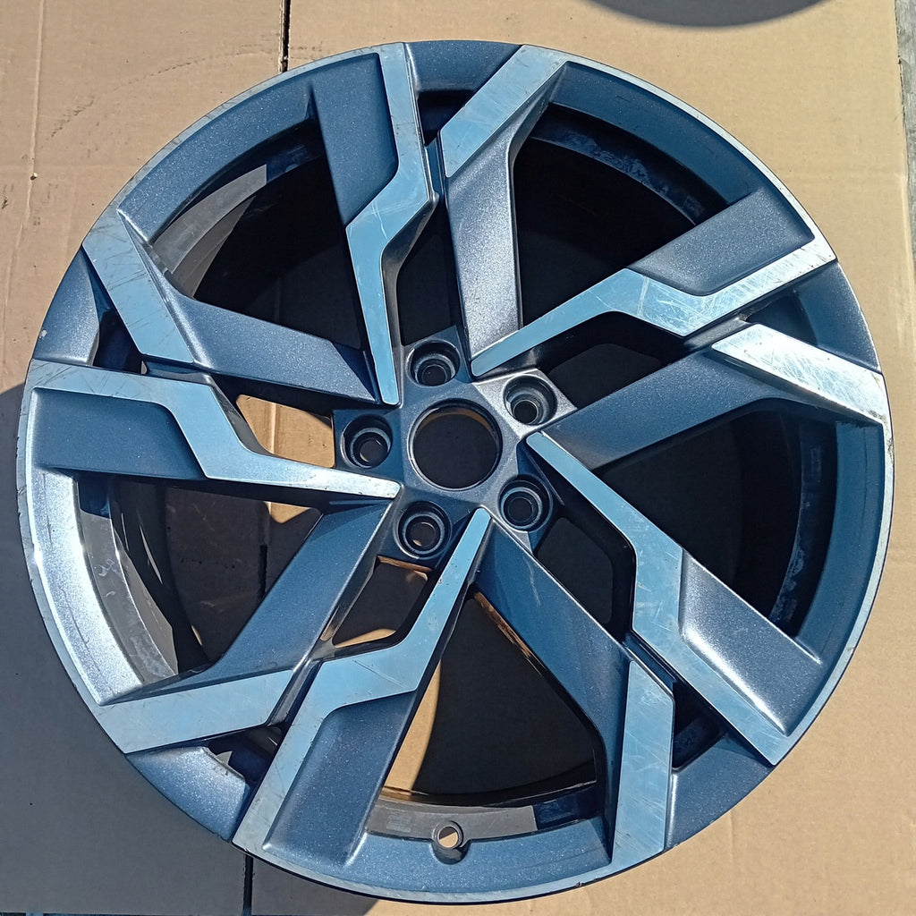 1x Alufelge 19 Zoll 8.0" 5x112 45ET Glanz Graphit 57A601025 Mg Karoq Rim Wheel