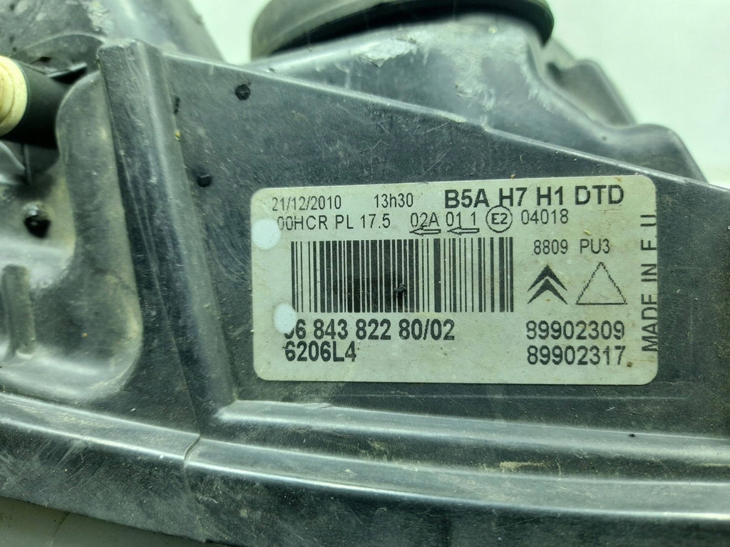 Frontscheinwerfer Citroën C4 I 9684382280 Rechts Scheinwerfer Headlight SCH2883871899jg