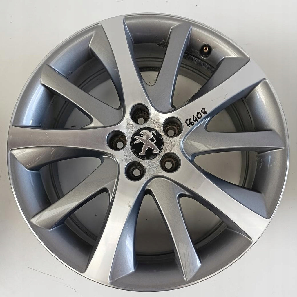 1x Alufelge 18 Zoll 7.5" 5x108 49ET Glanz Grau 9671402380 Peugeot 508 Rim Wheel FEL4256180705gm