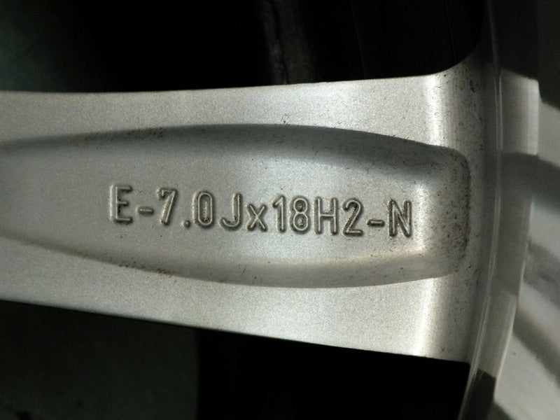 1x Alufelge 18 Zoll 7.0" 5x112 43ET Glanz Silber 83A601025 Audi Rim Wheel