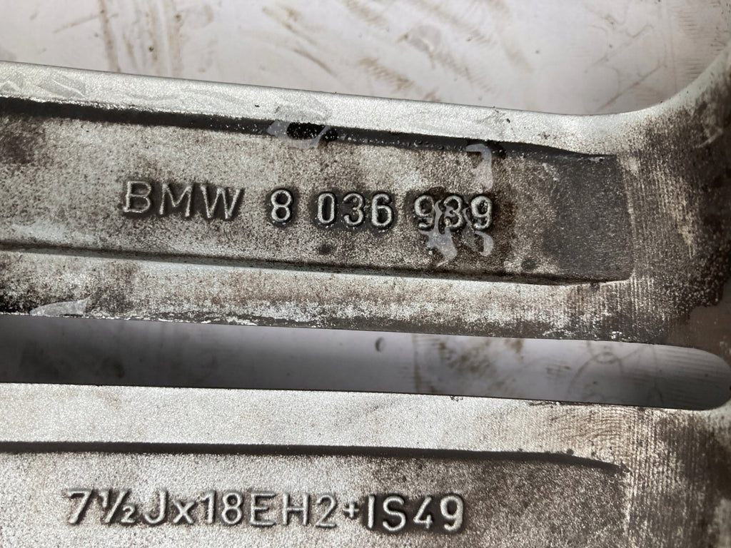 1x Alufelge 18 Zoll 7.5" 5x120 41ET Silber 8036939 BMW 1 E81 E87 Rim Wheel FEL3532338645oe