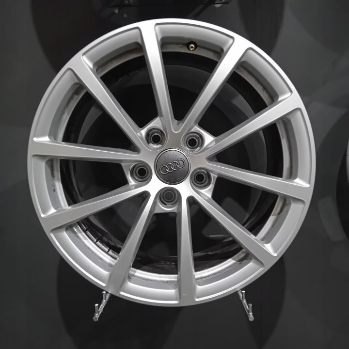 4x Alufelge 17 Zoll 7.5" 5x112 36ET Glanz Silber 4K0601025- Audi A6 C7 B8 FEL2995503286fs