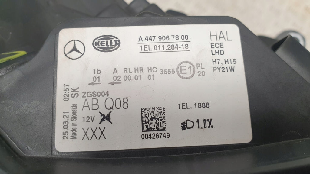Frontscheinwerfer Mercedes-Benz Vito W447 A4479067800 Rechts Headlight SCH3508670362gw