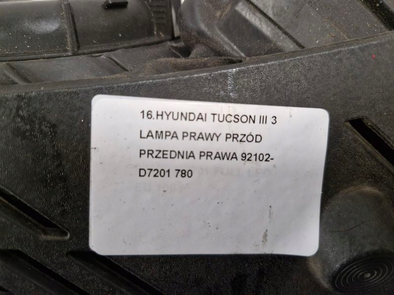 Frontscheinwerfer Hyundai Tucson 92102-D7201 Rechts Scheinwerfer Headlight SCH8652956526ix