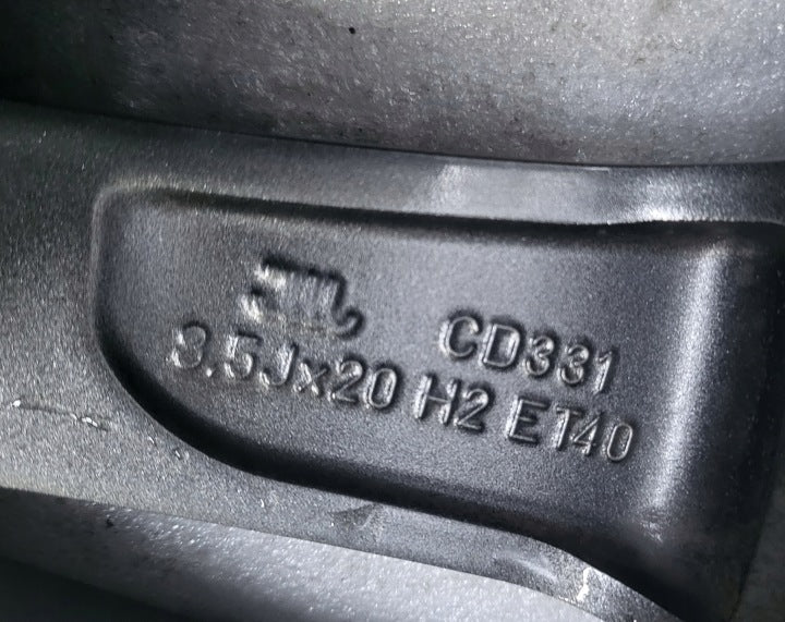 1x Alufelge 20 Zoll 8.5" 5x112 40ET A2534011800 Mercedes-Benz Glc C253 X253 FEL2071067998ch