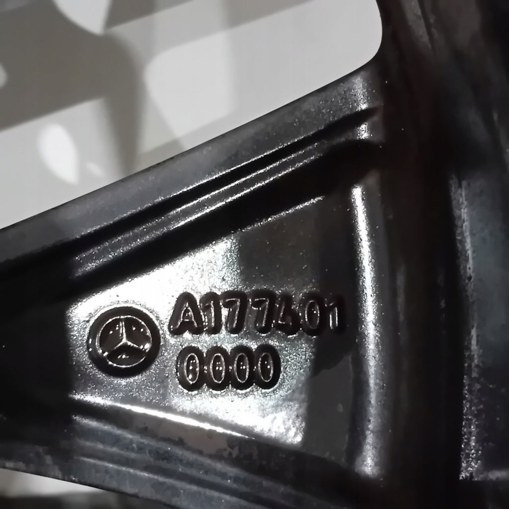 4x Alufelge 16 Zoll 6.5" 5x112 44ET Matt Schwarz A1774010000 Mercedes-Benz W177 FEL6404807089ue