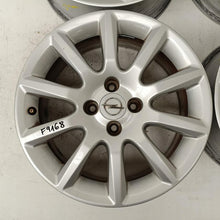 Load image into Gallery viewer, 4x Alufelge 16 Zoll 6.5" 4x100 37ET Glanz Silber Opel Meriva Rim Wheel FEL4360925643xq