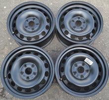 Laden Sie das Bild in den Galerie-Viewer, 1x Alufelge 16 Zoll 6.5&quot; 5x112 43ET Glanz Schwarz 8V0601027 Audi Rim Wheel