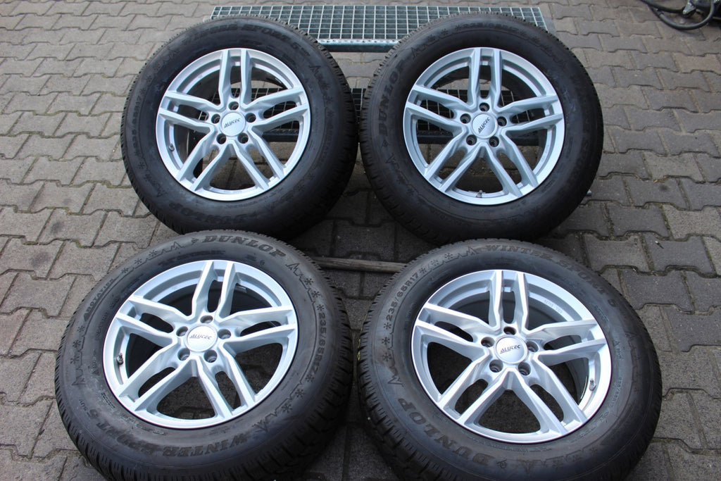 4x Alufelge 17 Zoll 7.5" 5x112 40ET Glanz Silber KBA51475 Audi I Rim Wheel FEL5475305542nr