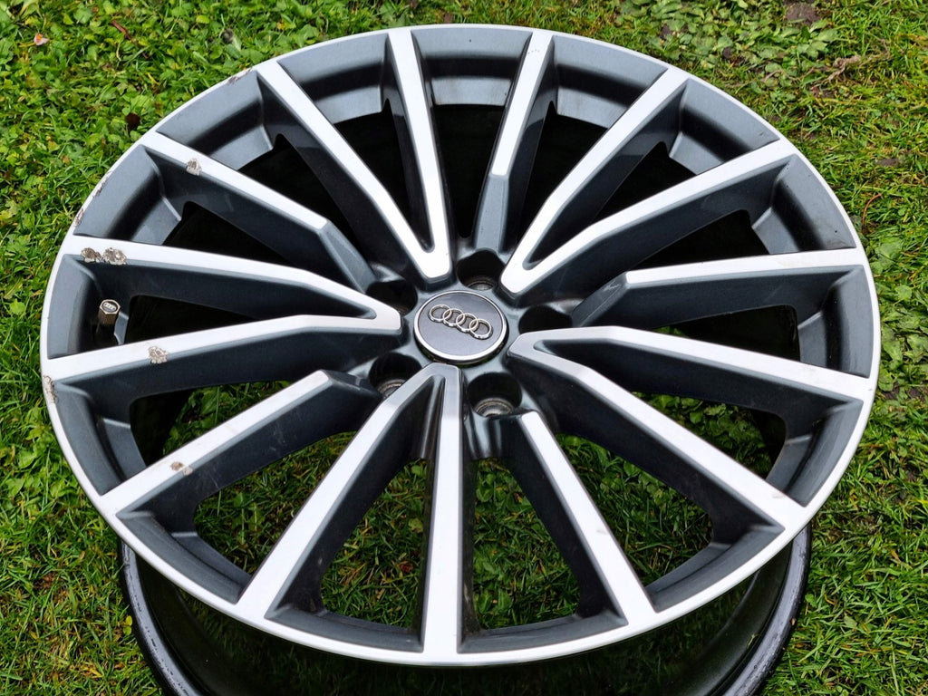 1x Alufelge 19 Zoll 8.5" 5x112 32ET Glanz Graphit 8W0601025AN Audi Mg Rim Wheel FEL7446112514qc