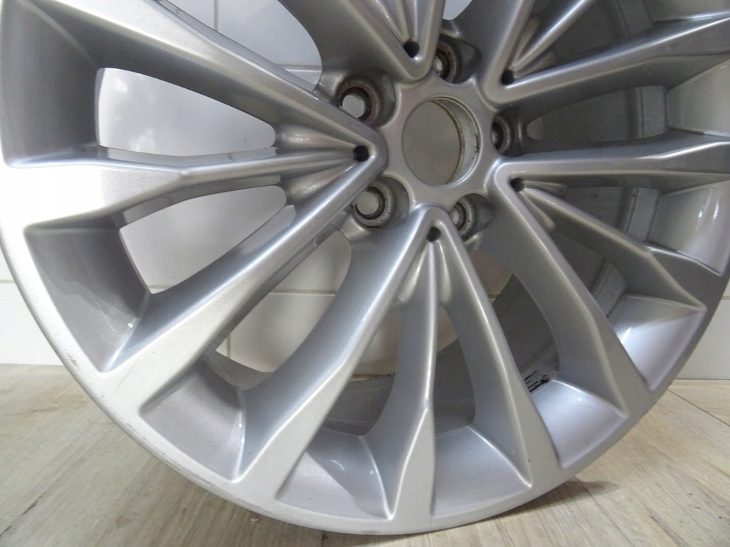 1x Alufelge 18 Zoll 8.0" 5x112 30ET Glanz Silber 6863418 BMW G30 Rim Wheel FEL6887754400iv