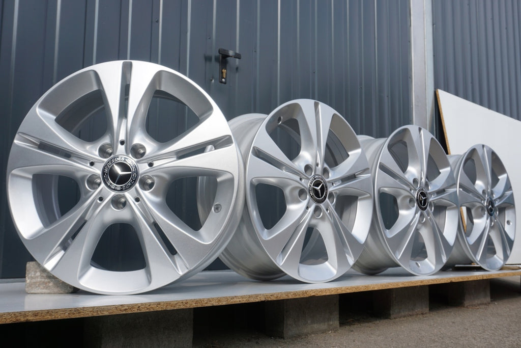 1x Alufelge 17 Zoll 7.0" 5x112 48 5ET Matt Silber A2054014300 Mercedes-Benz W205 FEL2012444951gp
