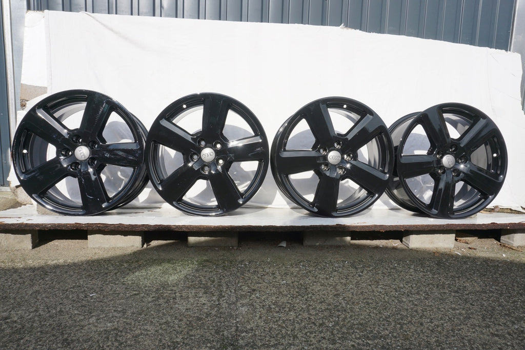 4x Alufelge 18 Zoll 8.0" 5x112 43ET Glanz Silber 8E0601025 Audi Rim Wheel FEL1032651336bi