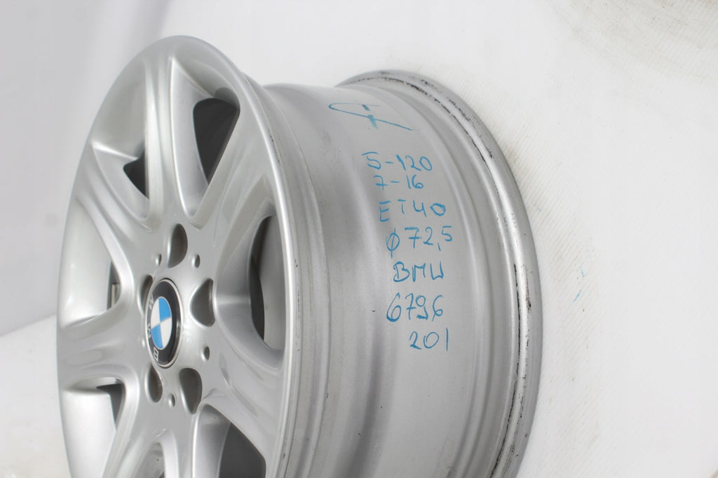 4x Alufelge 16 Zoll 7.0" 5x120 40ET Glanz Silber 6796201 BMW Rim Wheel FEL9026499047vm