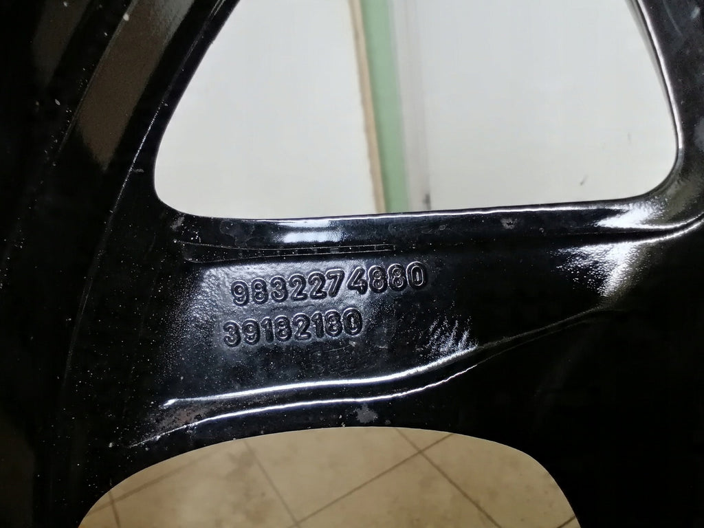 1x Alufelge 16 Zoll 6.5" 4x108 38ET Schwarz A3567579 Opel Corsa Rim Wheel