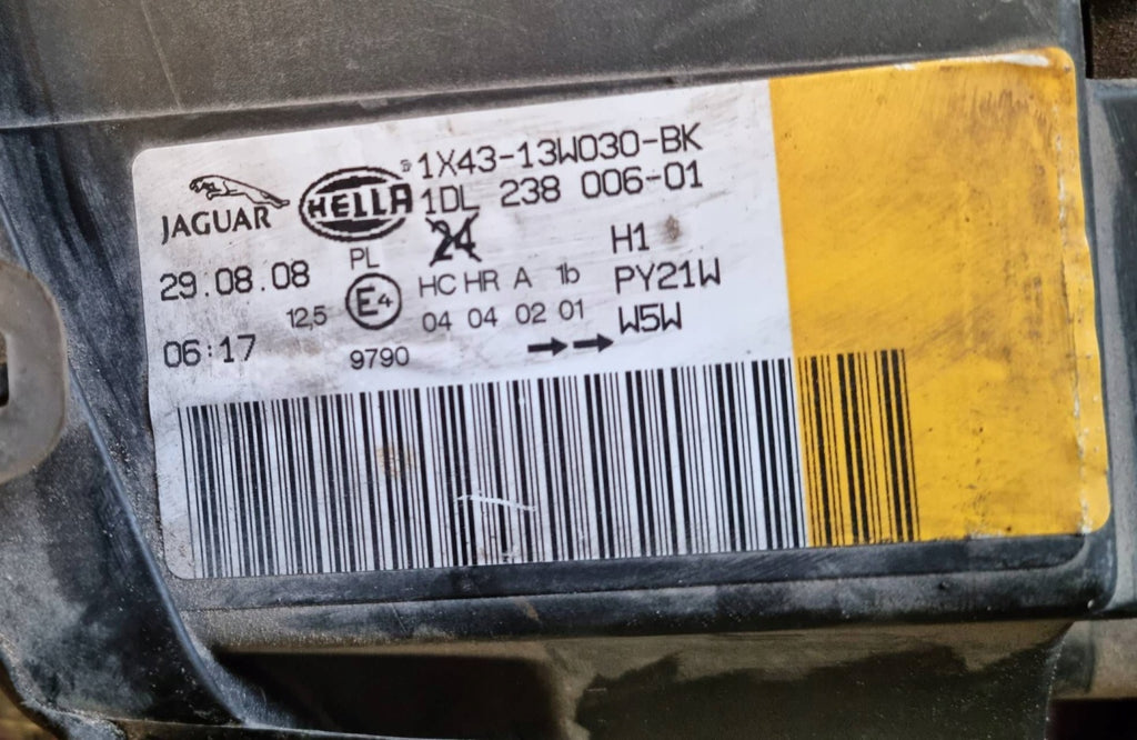 Frontscheinwerfer Jaguar X-Type 1X4313W030BK 1DL23800601 WT42W3RGG2WR Links SCH1454809715mu