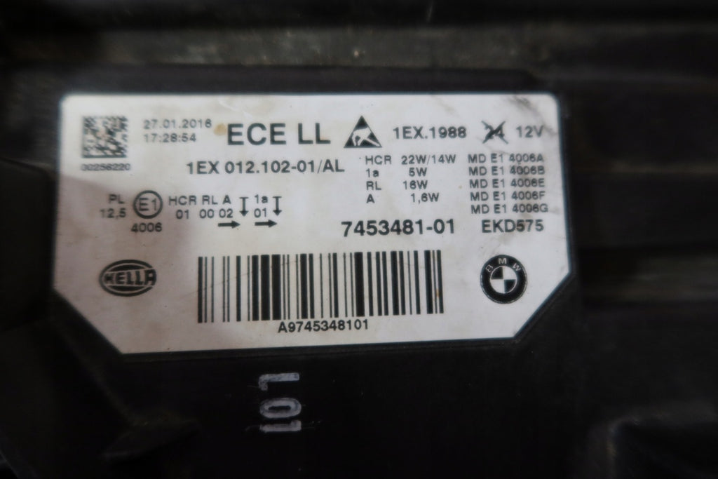 Frontscheinwerfer BMW 3 F30 F31 7453481 LED Links Scheinwerfer Headlight SCH3673939732hk