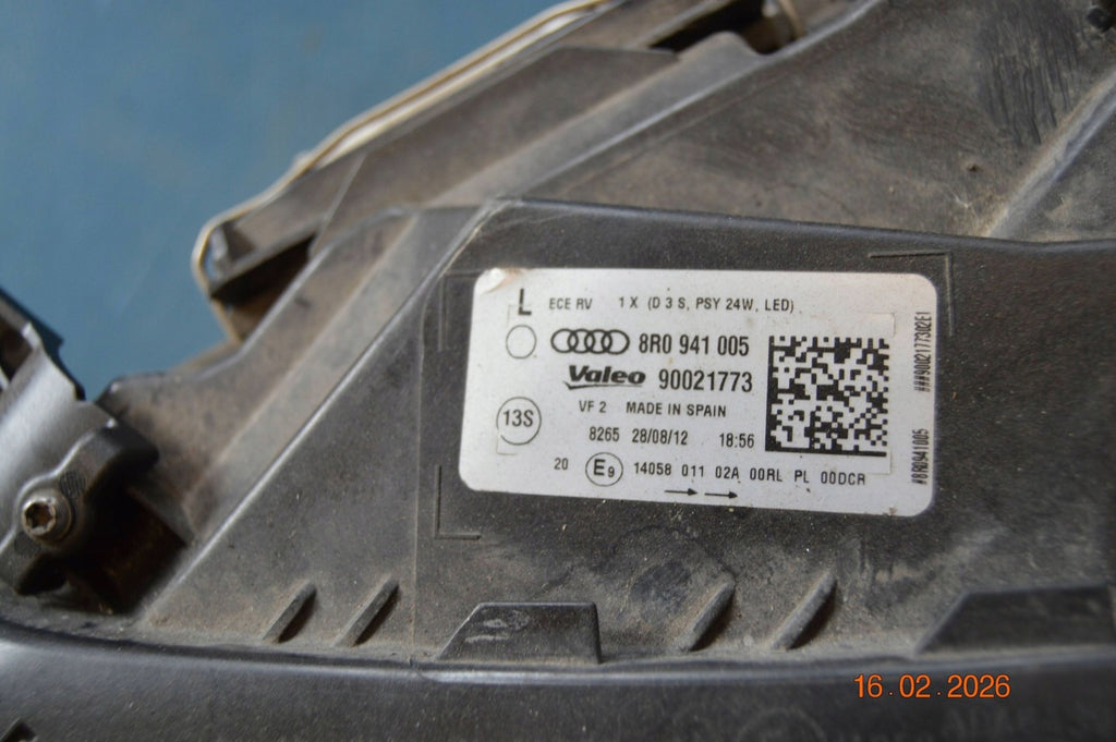 Frontscheinwerfer Audi Q5 8R0941005 1405801102A90021773 LED Links Headlight SCH6463139800wb