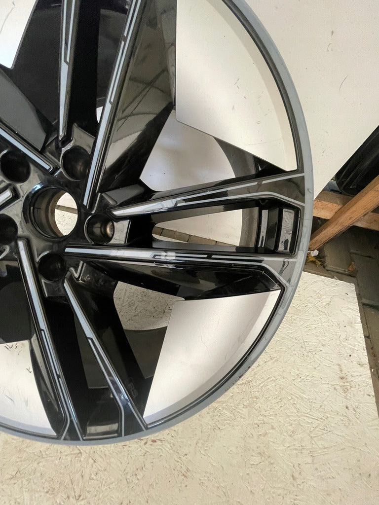 1x Alufelge 21 Zoll 9.5" 5x112 60ET 4J3601025AA Audi E Tron E-Tron Gt Rim Wheel FEL2487635256pq